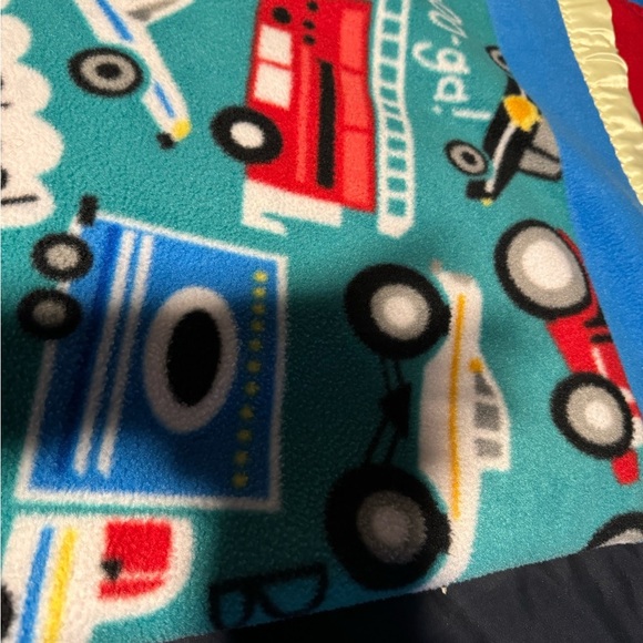 Boys Custom One of A Kind Trucks Blanket. Firetrucks police and more - Picture 10 of 10